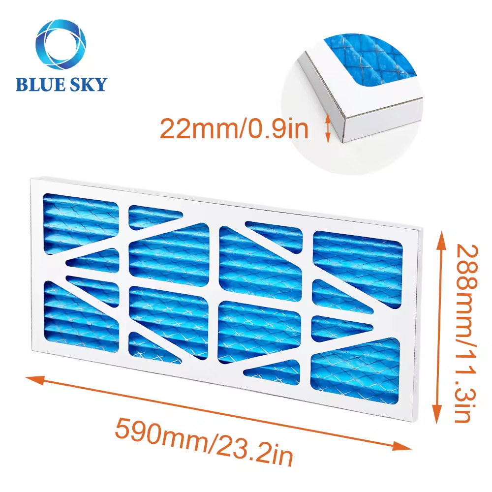 HVAC 주름형 필터 패널 필터 Merv8 Merv9 Merv10 Merv11 Merv12 공기 필터