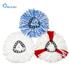 360 Easy Spin Mop Clean은 O-Cedar Vileda 삼각형 극세사 걸레 패드와 호환됩니다.