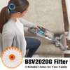 교체용 Black and Decker Bsv2020g Powerseries 무선 스틱 진공 청소기 필터 부품 