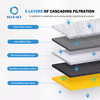 FY3437/FY3455 H13 Philips Air Pirifiers 및 가습기에 대한 진정한 HEPA 필터 교체