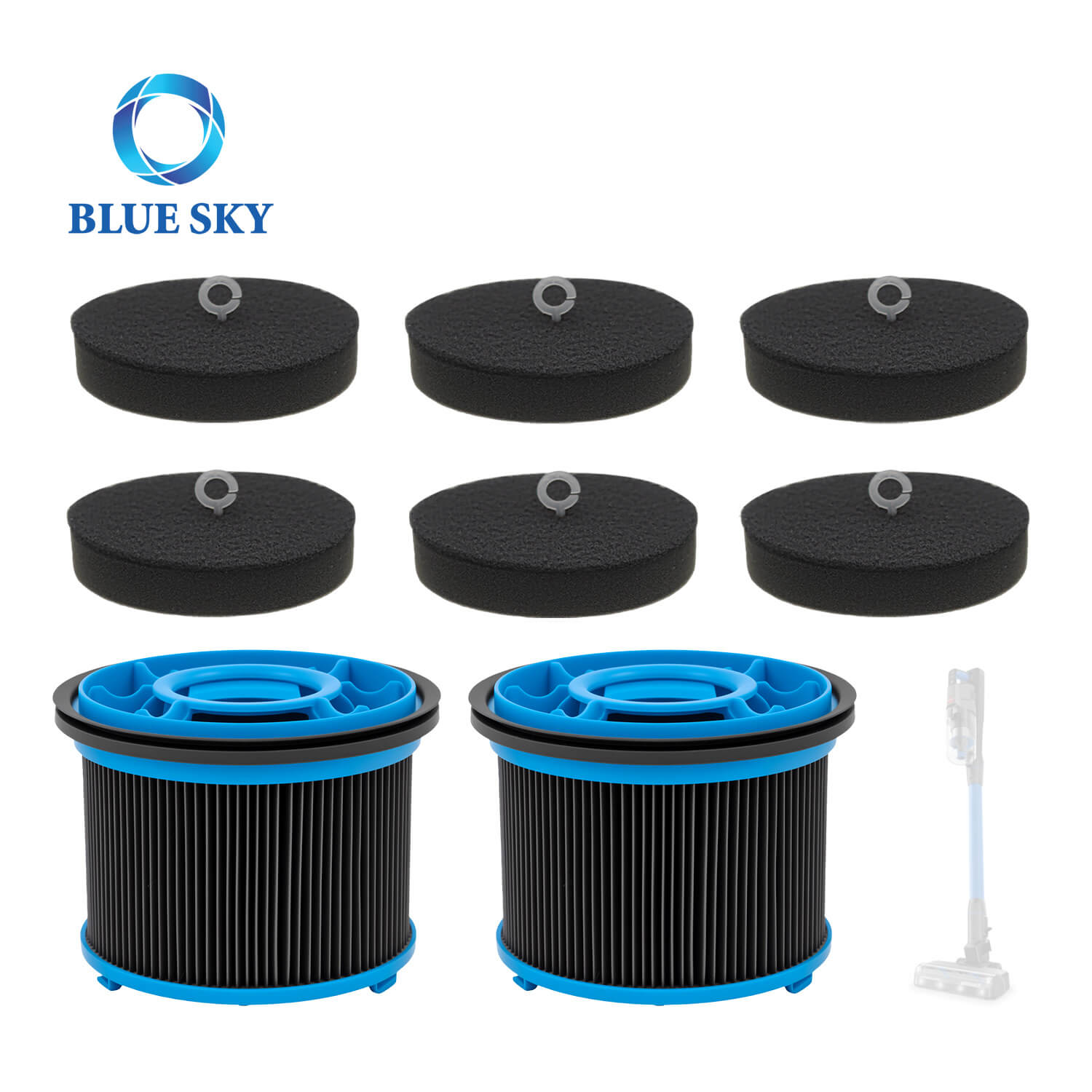 PowerClean FurGuard 280W 진공 청소기용 고효율 폼 및 HEPA 교체 필터 - 공장 직접 공급