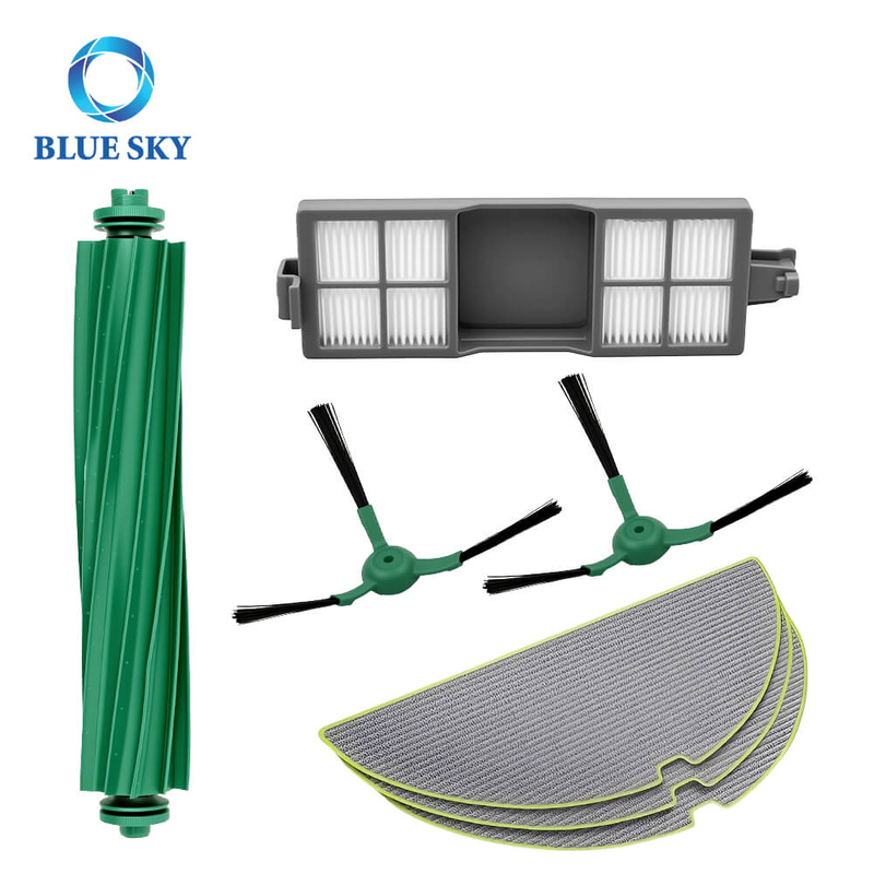 iRobot Roomba 시리즈 205용 교체 부품 키트 – 롤러 브러시, 사이드 브러시, 걸레 천 및 HEPA 필터