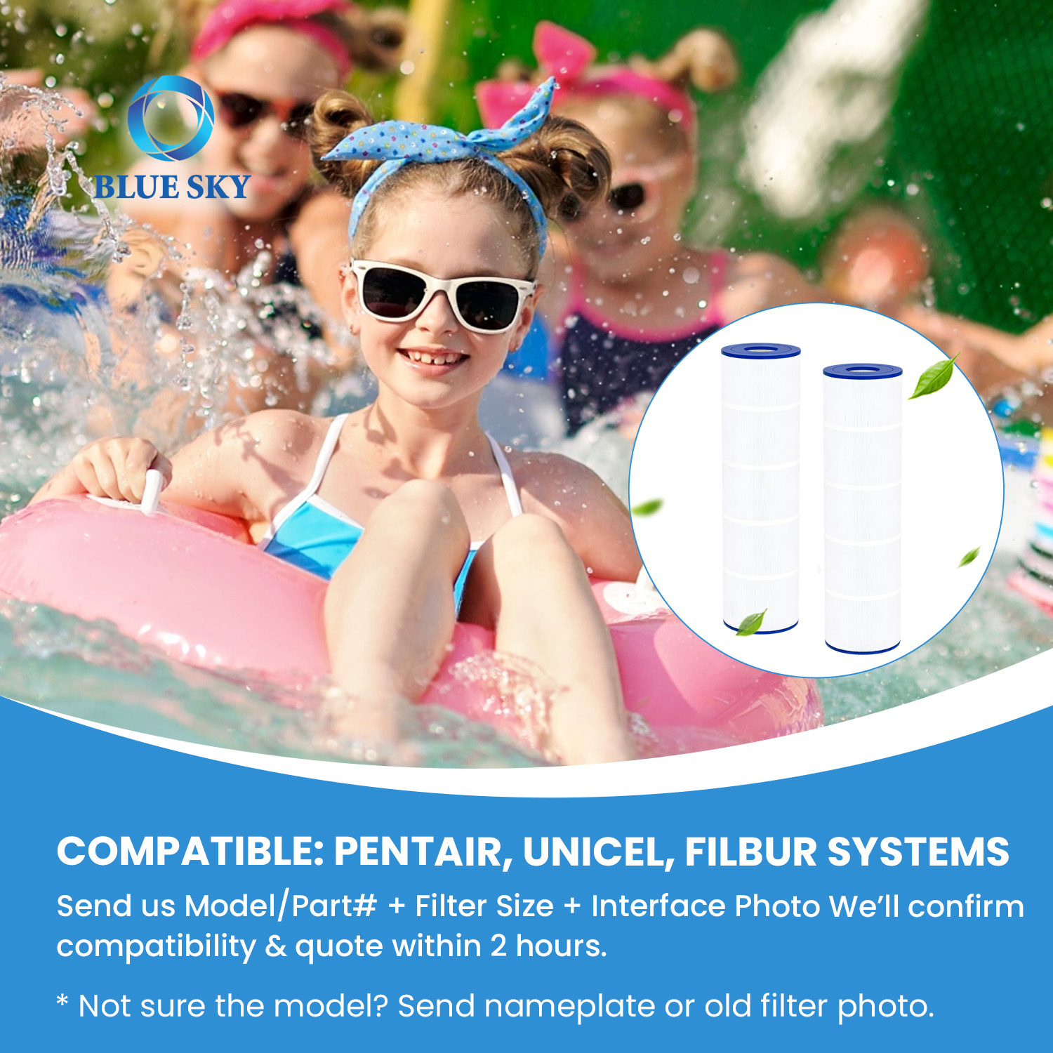 Pentairs Clean & Clear Plus 420 R173576 PCC105 FC-1977에 적합한 CCP420 풀 필터 카트리지 세트