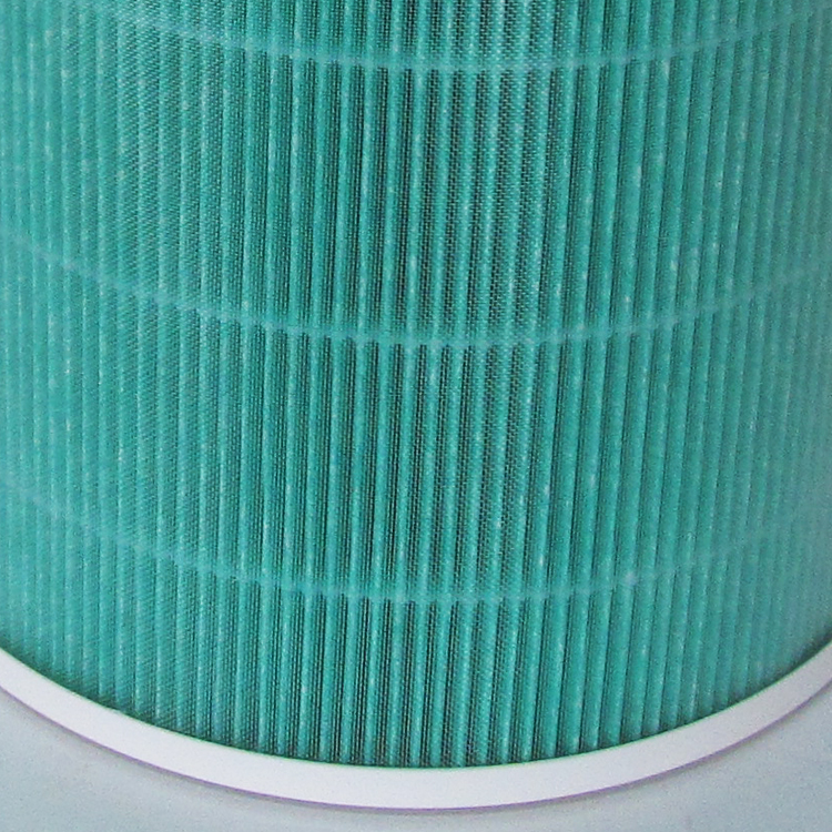 xiaomi mi 1 2 2s 공기 청정기에 대한 활성탄 포름 알데히드 향상된 버전 교체가있는 녹색 카트리지 HEPA 필터