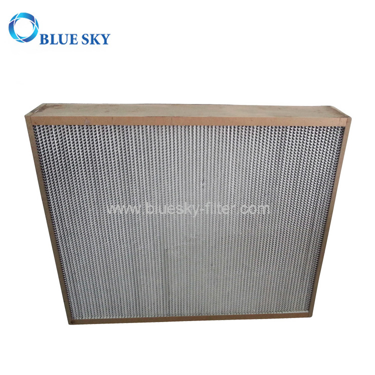 920X770X150mm 나무 프레임 HVAC H13 HEPA 공기 필터